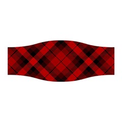 Red and Black Plaid Stripes Stretchable Headband