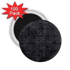 Matte Charcoal Black Color  2 25  Magnets (100 Pack)  by SpinnyChairDesigns