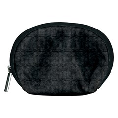 Matte Charcoal Black Color  Accessory Pouch (medium)