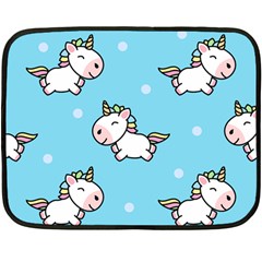 Unicorns  Double Sided Fleece Blanket (mini)  by Sobalvarro