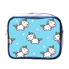 Unicorns  Mini Toiletries Bag (one Side) by Sobalvarro