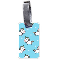 Unicorns  Luggage Tag (one Side) by Sobalvarro