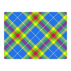 Clown Costume Plaid Striped Double Sided Flano Blanket (mini)  by SpinnyChairDesigns