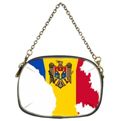 Flag Map Of Moldova Chain Purse (two Sides) by abbeyz71