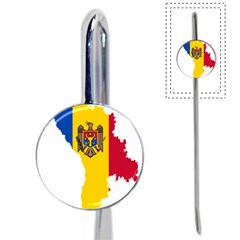 Flag Map Of Moldova Book Mark by abbeyz71