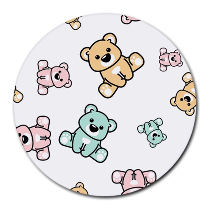 Bears Round Mousepads