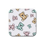 Bears Rubber Coaster (Square)  Front