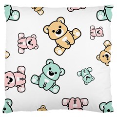Bears Standard Flano Cushion Case (one Side) by Sobalvarro