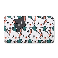 Seamless-cute-cat-pattern-vector Medium Bar Mats by Sobalvarro