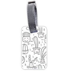Cactus Luggage Tag (one side)