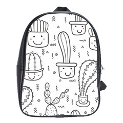 Cactus School Bag (xl) by Sobalvarro