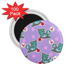 Playing cats 2.25  Magnets (100 pack) 