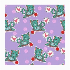 Playing cats Medium Glasses Cloth (2 Sides)