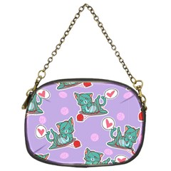 Playing cats Chain Purse (Two Sides)