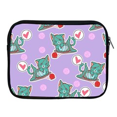 Playing Cats Apple Ipad 2/3/4 Zipper Cases by Sobalvarro