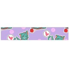 Playing cats Large Flano Scarf 