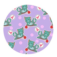 Playing Cats Pop Socket (white) by Sobalvarro