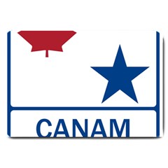 Canam Highway Shield  Large Doormat  by abbeyz71