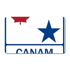 Canam Highway Shield  Magnet (rectangular) by abbeyz71