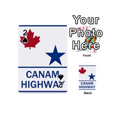 Canam Highway Shield  Playing Cards 54 Designs (mini) by abbeyz71