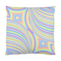 Pastel Color Stripes  Standard Cushion Case (two Sides) by SpinnyChairDesigns