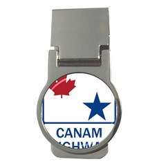 Canam Highway Shield  Money Clips (round)  by abbeyz71