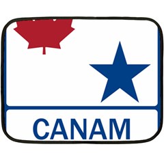 Canam Highway Shield  Fleece Blanket (mini) by abbeyz71