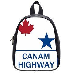 Canam Highway Shield  School Bag (small) by abbeyz71