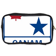 Canam Highway Shield  Toiletries Bag (two Sides) by abbeyz71