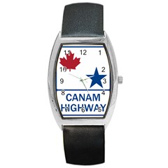 Canam Highway Shield  Barrel Style Metal Watch by abbeyz71