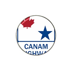 Canam Highway Shield  Hat Clip Ball Marker by abbeyz71