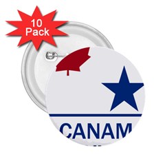 Canam Highway Shield  2 25  Buttons (10 Pack)  by abbeyz71