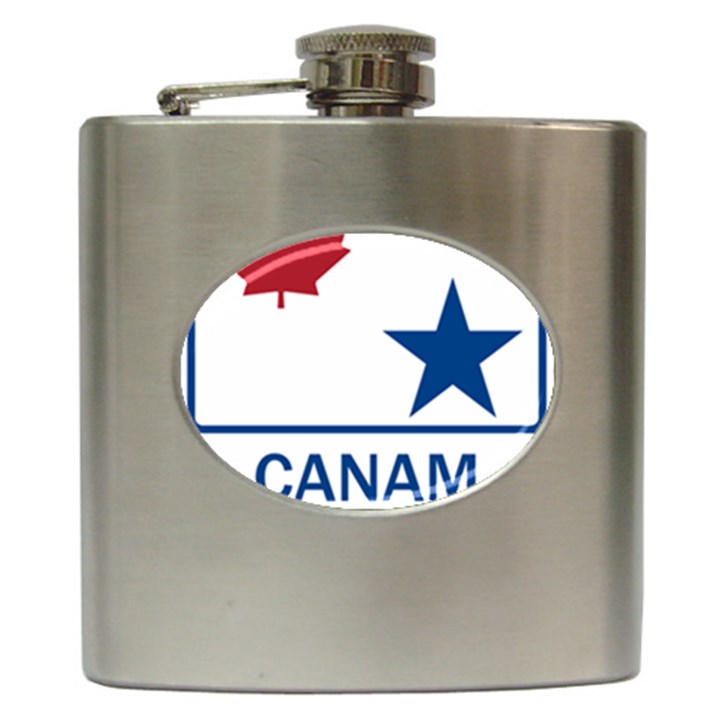 CanAm Highway Shield  Hip Flask (6 oz)