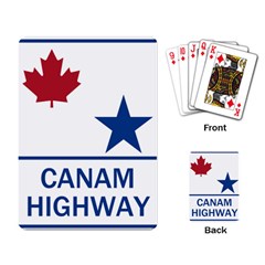 Canam Highway Shield  Playing Cards Single Design (rectangle) by abbeyz71