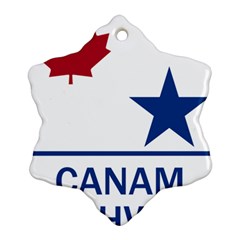 Canam Highway Shield  Ornament (snowflake) by abbeyz71