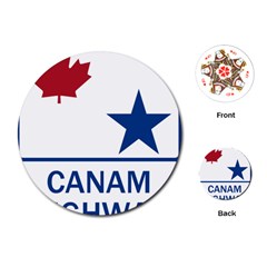 Canam Highway Shield  Playing Cards Single Design (round) by abbeyz71