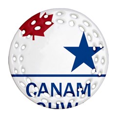 Canam Highway Shield  Ornament (round Filigree) by abbeyz71