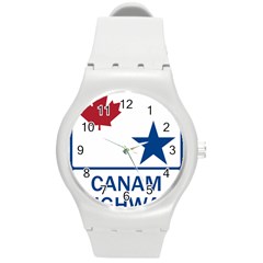 Canam Highway Shield  Round Plastic Sport Watch (m) by abbeyz71