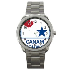 Canam Highway Shield  Sport Metal Watch by abbeyz71