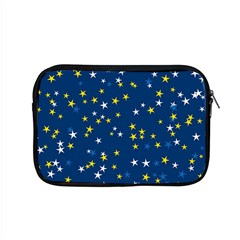 White Yellow Stars On Blue Color Apple Macbook Pro 15  Zipper Case by SpinnyChairDesigns