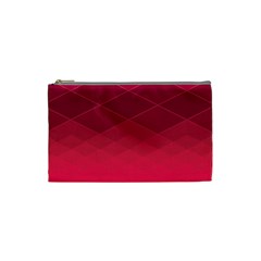 Hot Pink And Wine Color Diamonds Cosmetic Bag (small) by SpinnyChairDesigns