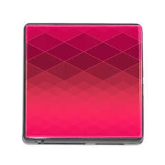 Hot Pink And Wine Color Diamonds Memory Card Reader (square 5 Slot) by SpinnyChairDesigns