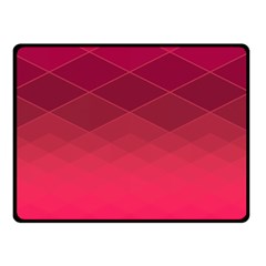 Hot Pink And Wine Color Diamonds Double Sided Fleece Blanket (small)  by SpinnyChairDesigns
