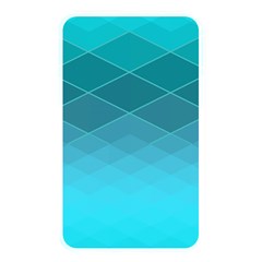 Aqua Blue and Teal Color Diamonds Memory Card Reader (Rectangular)