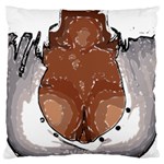 Sexy Boobs Breast Cleavage Woman Large Flano Cushion Case (Two Sides) Front