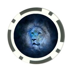 Astrology Zodiac Lion Poker Chip Card Guard