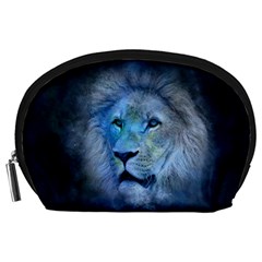 Astrology Zodiac Lion Accessory Pouch (large) by Mariart