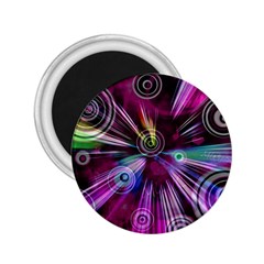 Fractal Circles Abstract 2 25  Magnets by HermanTelo