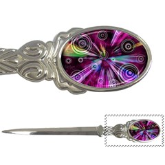 Fractal Circles Abstract Letter Opener