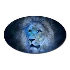 Astrology Zodiac Lion Oval Magnet